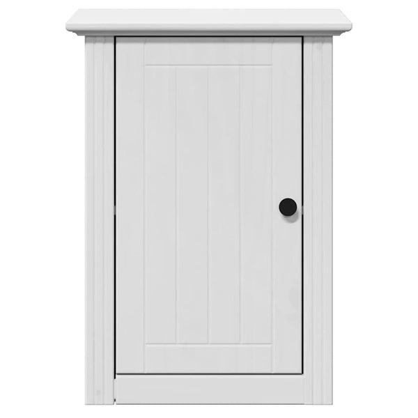 vidaXL 3-Piece Bathroom Furniture Set BODO White Solid Pine Wood