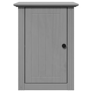 vidaXL 4-piece Bathroom Furniture Set BODO Grey Solid Pine Wood