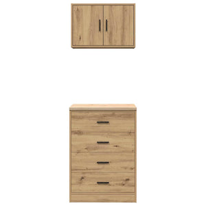 vidaXL Garage Cabinets 2 pcs. Artisan Oak Engineered Wood
