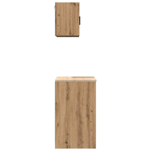 vidaXL Garage Cabinets 2 pcs. Artisan Oak Engineered Wood