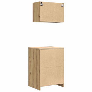 vidaXL Garage Cabinets 2 pcs. Artisan Oak Engineered Wood