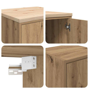 vidaXL Garage Cabinets 6 pcs. Artisan Oak Engineered Wood