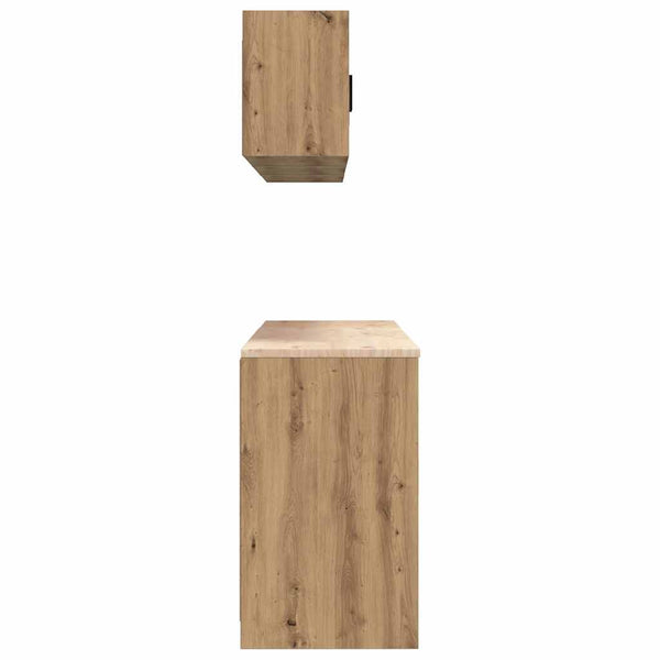 vidaXL Garage Cabinets 6 pcs. Artisan Oak Engineered Wood