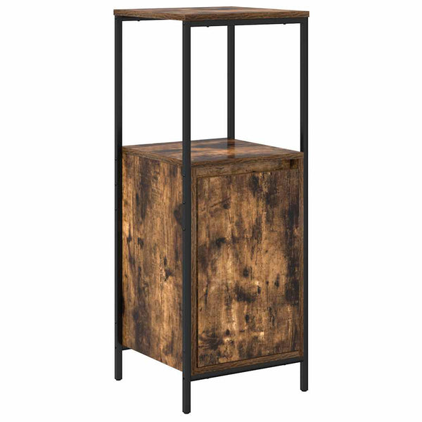 vidaXL Bathroom Furniture Set 3 pcs Smoked Oak Engineered Wood