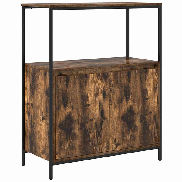 vidaXL Bathroom Furniture Set with Cabinet with Door 5 pcs Brown Engineered Wood