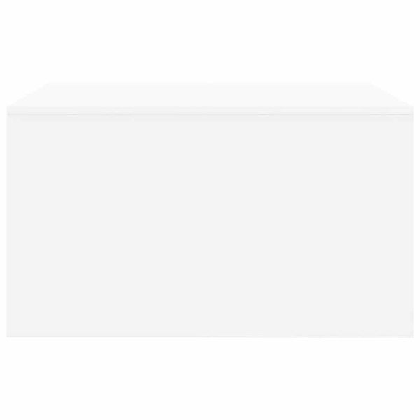vidaXL Coffee Table with Drawers White 70.5x70x40 cm