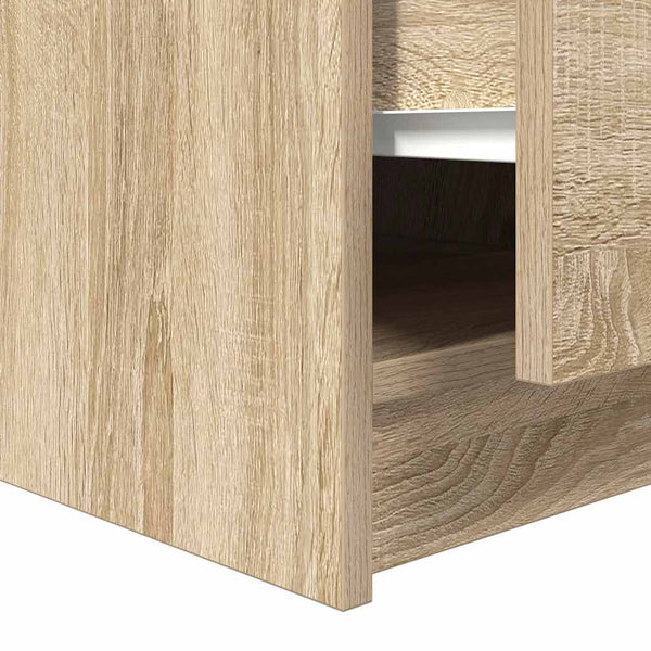 vidaXL Coffee table with drawers Sonoma oak 70.5x70x40 cm