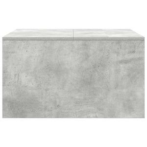 vidaXL Coffee Table with Drawers Concrete Grey 70.5x70x40 cm
