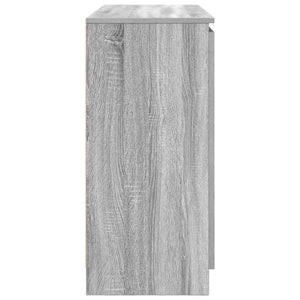 vidaXL Sideboard with Drawers Grey Sonoma 100.5x35x76 cm
