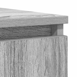 vidaXL Sideboard with Drawers Grey Sonoma 100.5x35x76 cm