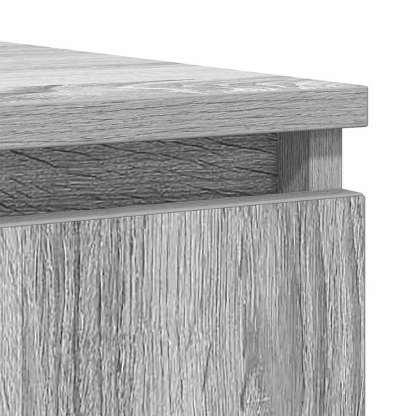 vidaXL Sideboard with Drawers Grey Sonoma 100.5x35x76 cm