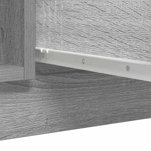 vidaXL Sideboard with Drawers Grey Sonoma 100.5x35x76 cm