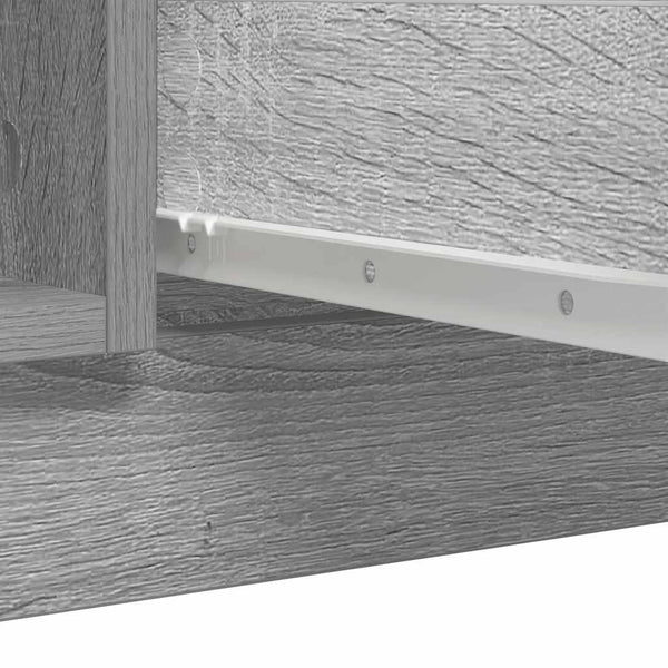 vidaXL Sideboard with Drawers Grey Sonoma 100.5x35x76 cm