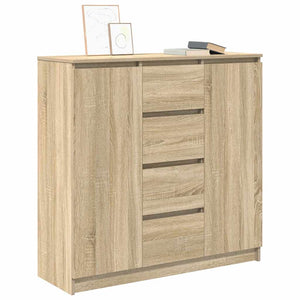 vidaXL Sideboard with Drawers Sonoma Oak 100.5x35x98.5 cm