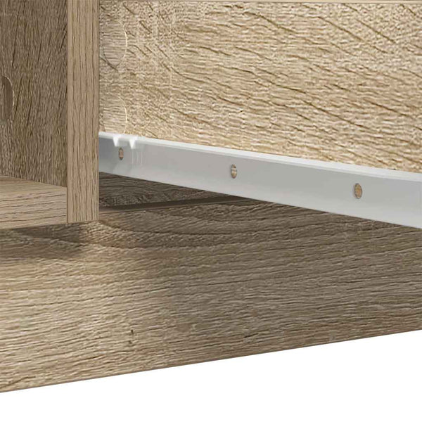 vidaXL Sideboard with Drawers Sonoma Oak 100.5x35x98.5 cm