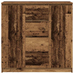 vidaXL Sideboard with Drawers Reclaimed Wood Look 100.5x35x98.5 cm