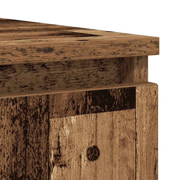 vidaXL Sideboard with Drawers Reclaimed Wood Look 100.5x35x98.5 cm