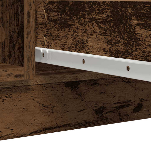 vidaXL Sideboard with Drawers Reclaimed Wood Look 100.5x35x98.5 cm