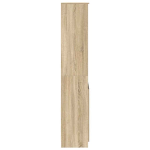 vidaXL Highboard Sonoma Oak 50x35x180 cm Engineered Wood