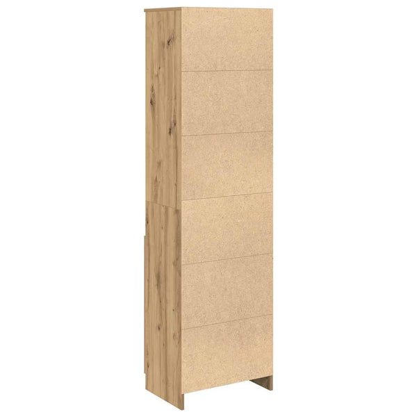 vidaXL Highboard Artisan Oak 50x35x180 cm Engineered Wood