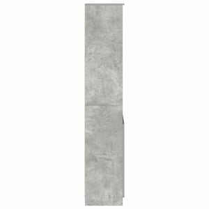 vidaXL Highboard Concrete Grey 70x35x180 cm Engineered Wood
