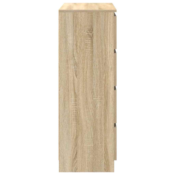 vidaXL Sideboard Sonoma Oak 80x35x99 cm Engineered Wood