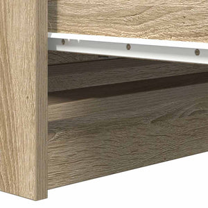 vidaXL Sideboard Sonoma Oak 80x35x99 cm Engineered Wood