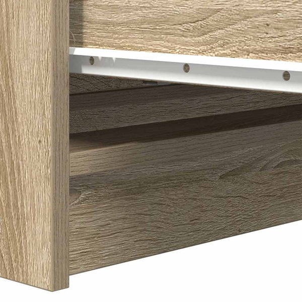 vidaXL Sideboard Sonoma Oak 80x35x99 cm Engineered Wood