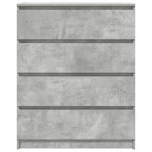 vidaXL Sideboard Concrete Grey 80x35x99 cm Engineered Wood