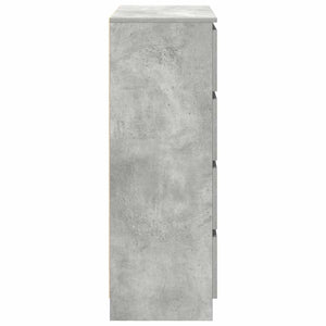 vidaXL Sideboard Concrete Grey 80x35x99 cm Engineered Wood