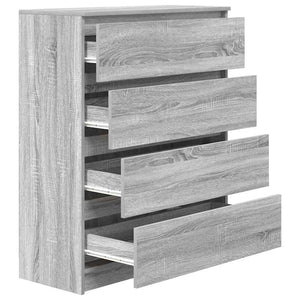 vidaXL Sideboard Grey Sonoma 80x35x99 cm Engineered Wood