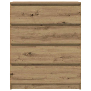 vidaXL Sideboard Artisan Oak 80x35x99 cm Engineered Wood