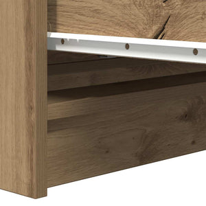 vidaXL Sideboard Artisan Oak 80x35x99 cm Engineered Wood