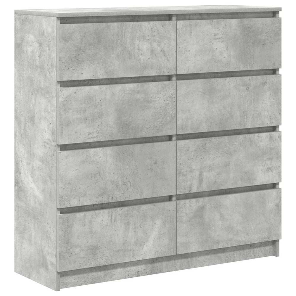 Betongraues Sideboard 100x35x99 cm
