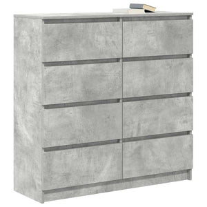 Betongraues Sideboard 100x35x99 cm