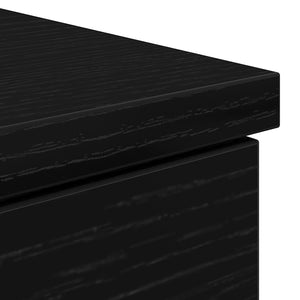 Schreibtisch mit Regal Schwarz Eiche 140cm