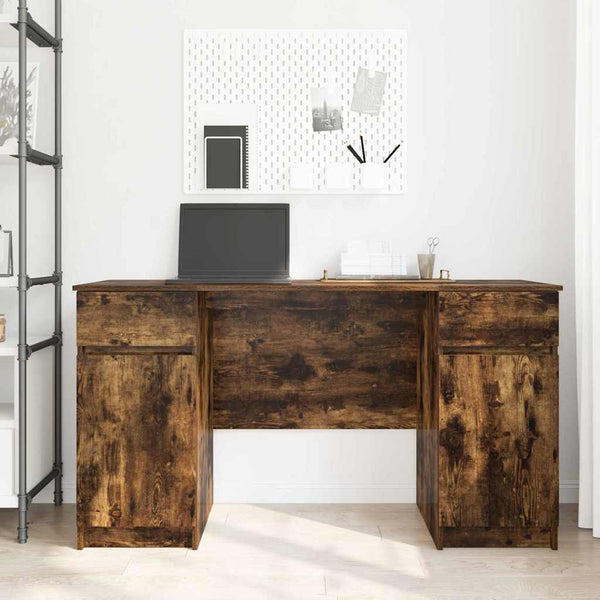 Schreibtisch Räuchereiche 140 cm