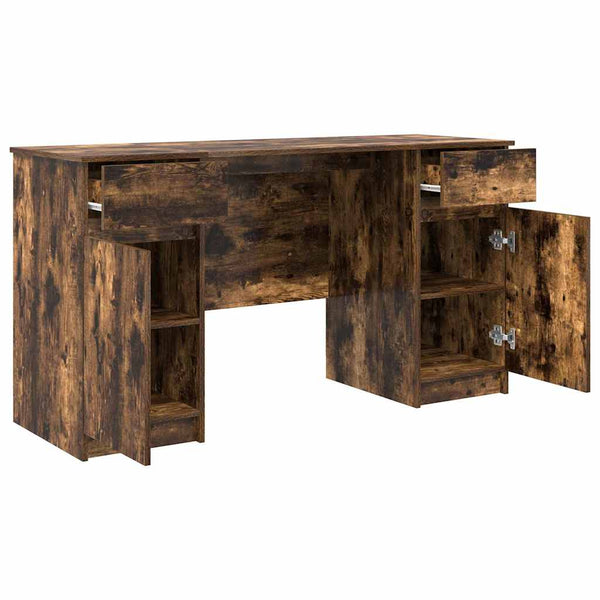 Schreibtisch Räuchereiche 140 cm