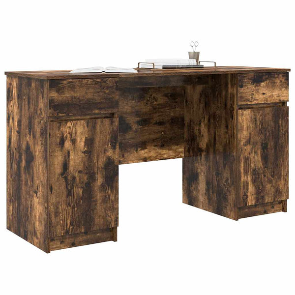 Schreibtisch Räuchereiche 140 cm