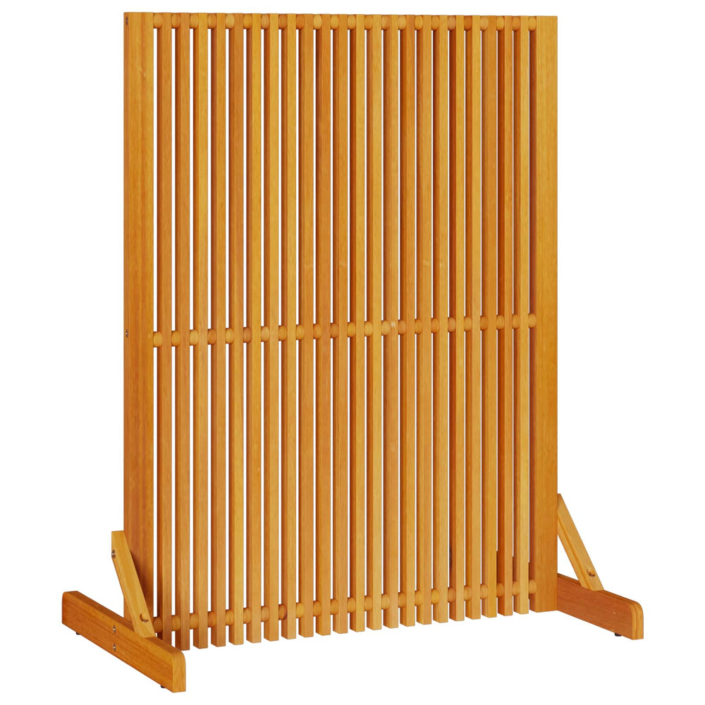 vidaXL Brown Privacy Screen 79.5 x 50 x 110 cm Solid Acacia Wood