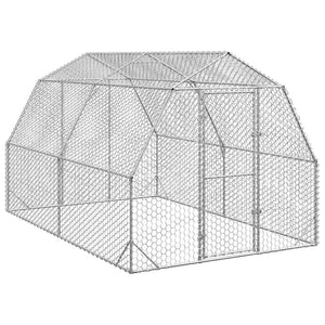 Verzinkter Hühnerstall 2,5x4x2,25 m
