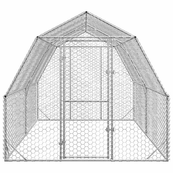 Verzinkter Hühnerstall 2,5x4x2,25 m