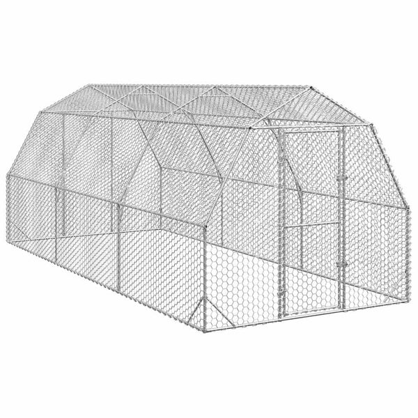 Verzinkter Hühnerstall, 2,5x6x2,25 m
