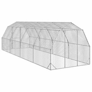Verzinkter Hühnerstall 2,5x8x2,25 m