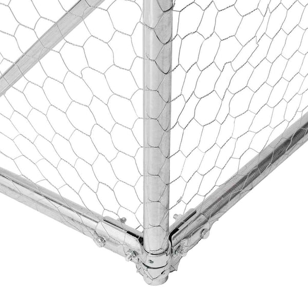 Verzinkter Hühnerstall 2,5x8x2,25 m