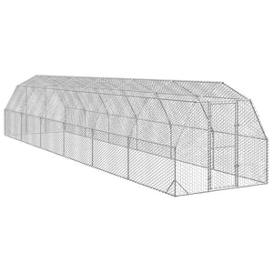 Verzinkter Hühnerstall, 2,5x12x2,25 m