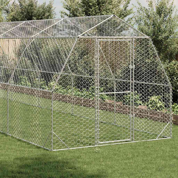 Verzinkter Hühnerstall, 2,5x12x2,25 m