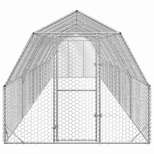 Verzinkter Hühnerstall, 2,5x12x2,25 m