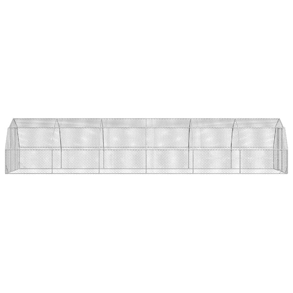 Verzinkter Hühnerstall, 2,5x12x2,25 m
