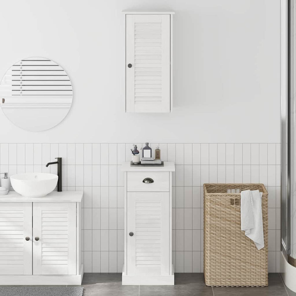 Badezimmerschrank VIGO Weiß/Antikweiß, 2er-Set